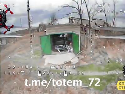 Russian invaders blown up by Ukrainian FPV 