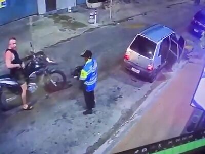 (NO WATERMARK) Off-duty police officer tries to go where he isn't called