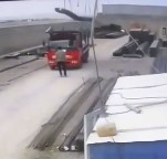 Bad Day at work for Iranian worker