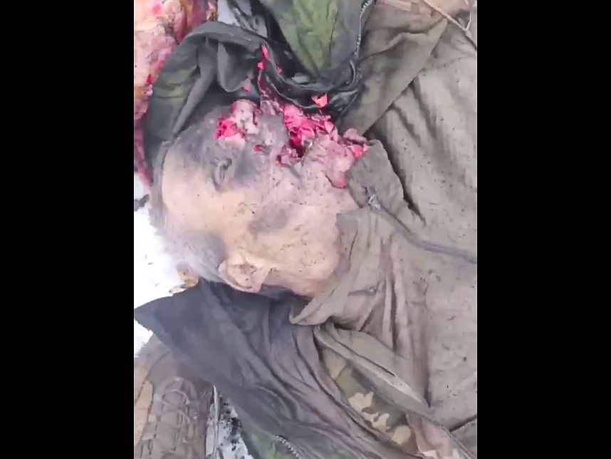 Ukrainian Precision Strike Strews Russian Body Parts
