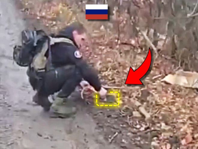 Landmine Explodes as Clumsy Russian Deminer Fails