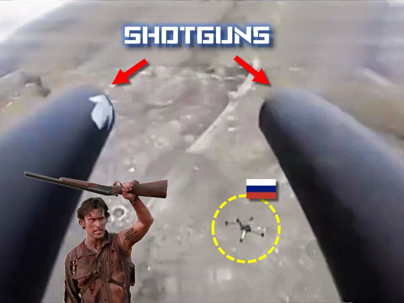 Groovy: Ukrainian Shotgun Drones Neutralize Russian Drones