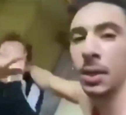 Egyptian psycho beat the shit out of his Indonesian wife live on FB