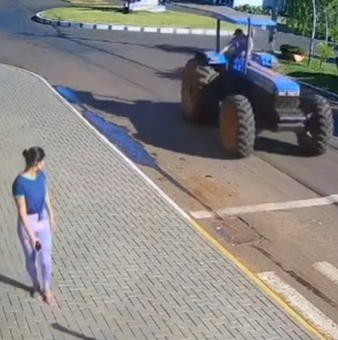 Horrific Video of Old Woman Crushed to Death by Tractor In Brazil