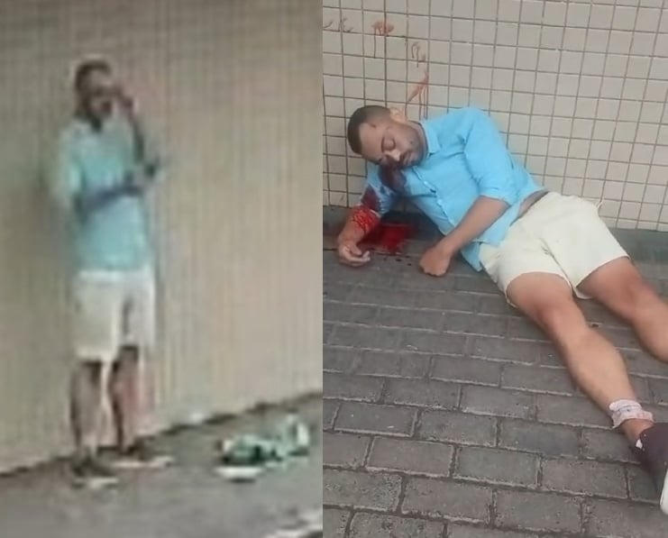 Dude Shot Himself In The Head (CCTV and Aftermath)