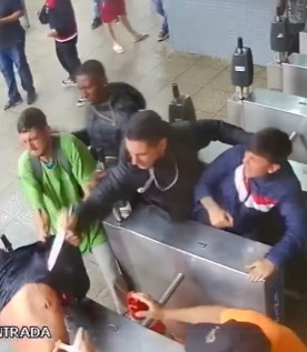 Man Brutally Stabbed on a Subway Line