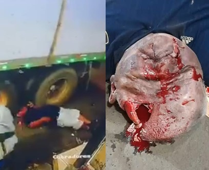 Grandpa Stumbles and Falls Under Truck (Full Video)