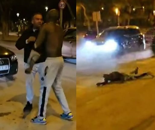 Fight And Attempted Vehicular Murder In Spain