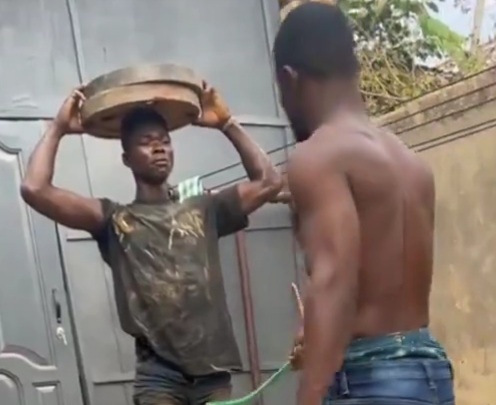 suspected thief was subjected to disciplinary actions by the residents