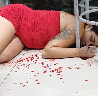 Couple Gunned Down Outside Bar (CCTV & Aftermath)