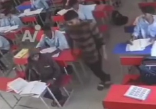 student suddenly stood up in class and jumped from the third floor