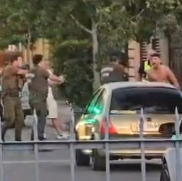 Police Officers Shoot Knife Wielding Domestic Disturbance Suspect in Chile