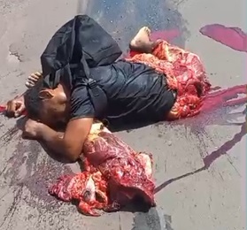 Young Cyclist Falls Under Truck Wheels, Dies (New Footage)