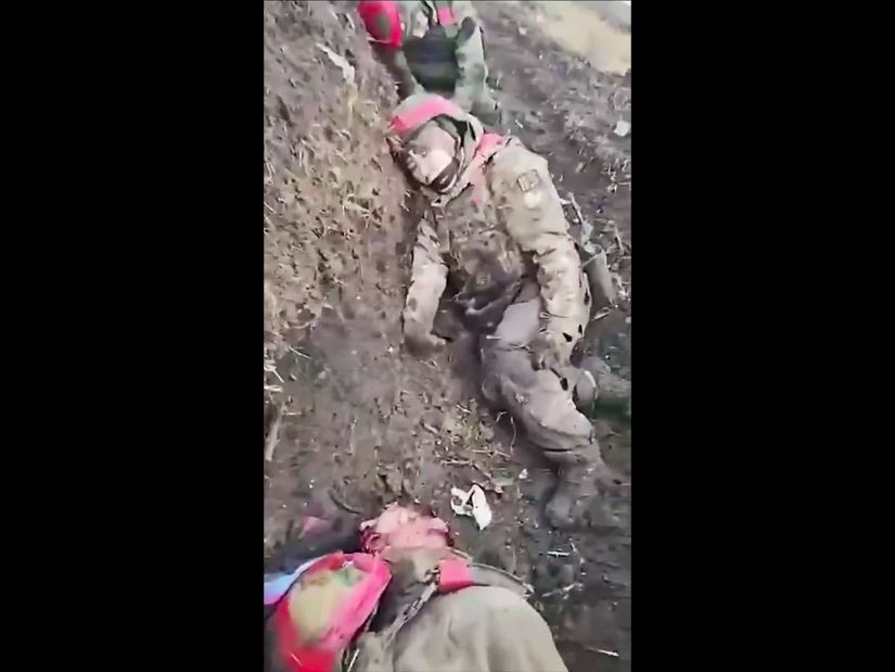 Shocked Igor Finds Butchered Unit in Russian Trench