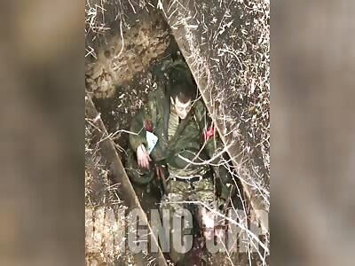 Russian fascist follows the instructions of his commanders