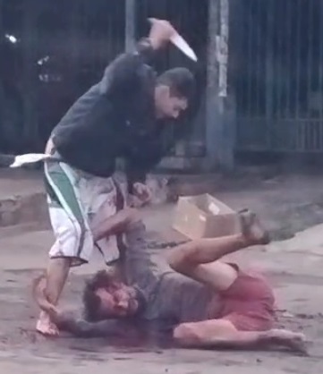 Fucked Up: Caught Stabbing Homeless Man to Death