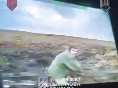 Drone vs Fist (Russian soldier)