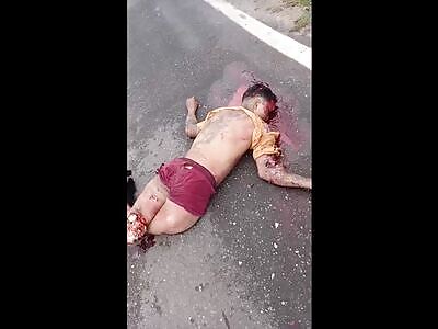 the victims were left collapsed with their legs bent and the accident 