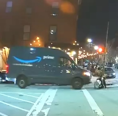 Amazon Delivery Driver Van Hitting, Dragging Woman Before Fleeing in East Baltimore