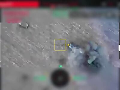 Russians drove through a minefield.