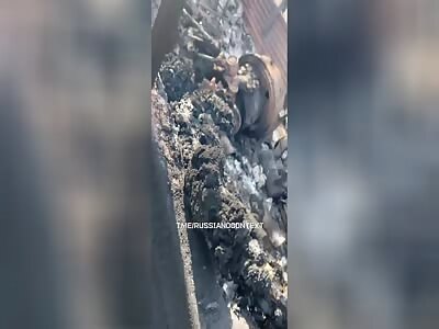 RU POV: A truck full of burnt Russians.