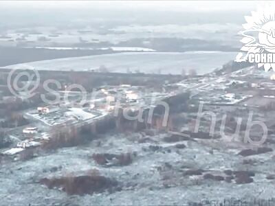 Air strike on Russians in Kursk.