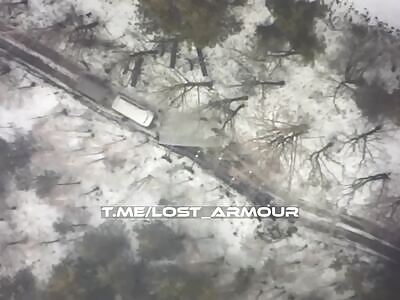 Russian Iskander  OTRK strike on a launch site for UAF strike UAVs