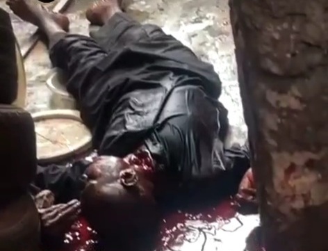 Another gang member slaughtered by the BLACK AXE GANG 