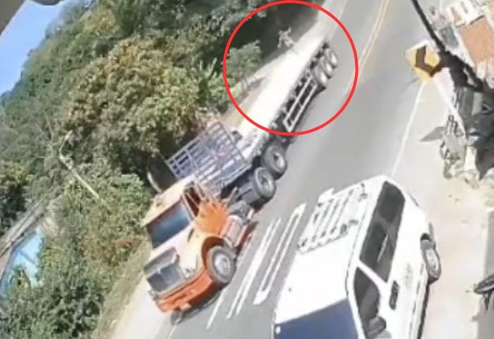 One Hell Of A Truck Ride For Stowaway