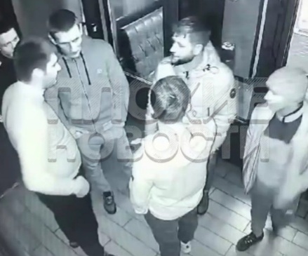 club security guard knocked out an armed migrant who threatened to kil