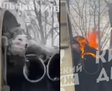 Train Surfer Burned Alive on the Roof of a Commuter Train