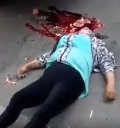 Final Destination: Woman's Head Crushed By Truck (cctv +aftermath)