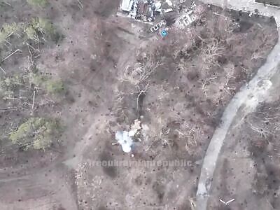 Destruction of Caesar self-propelled howitzer