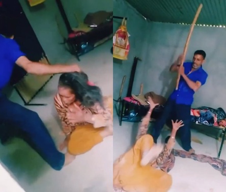 Man Arrested BRUTALLY Beating Wife Goes Viral.