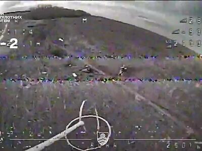 Multiple FPV strikes on Russian rats.