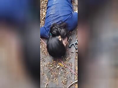 Victims Crushed in the Park Chiapas Mexico