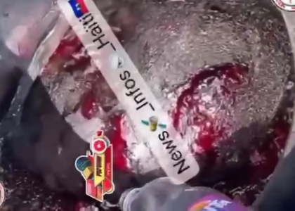 Barbecue time in Haiti 