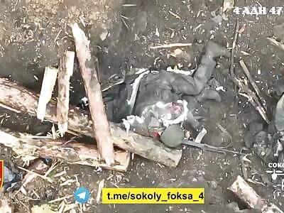 Drone drop on russian