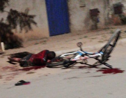 Local drug dealer shoot by sicario 