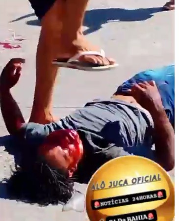 thief cruelly trampled in salvador