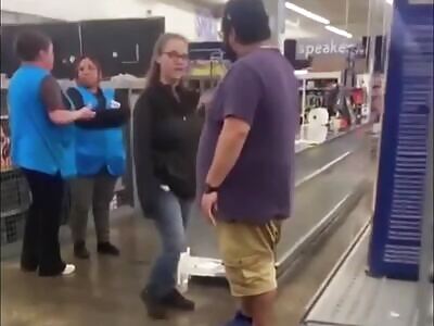 Loud Mouth Karen is Bitch Slapped