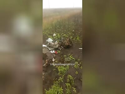 Russians fertilize Ukrainian soil.