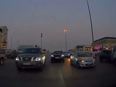 Disabled vehicle accident 