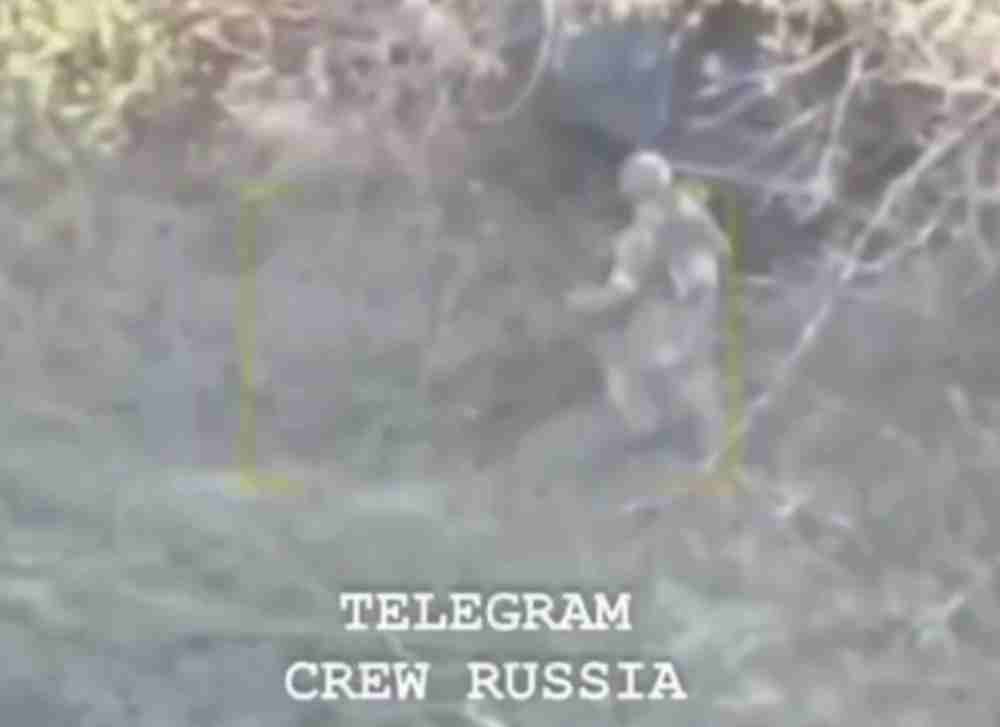 Darwin Award Winner! Solider Decides to Pick Up an Explosive. 