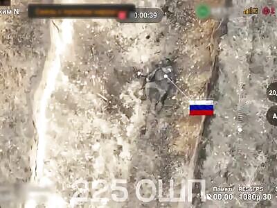 A trench full of dead Russians in Belgorod.