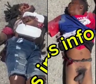 Two gang members butchered by angry crowds in Haiti 