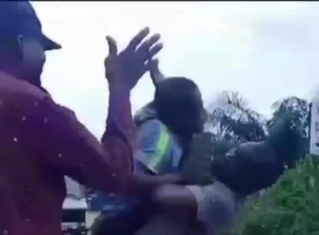 Thief Captured and Punished for Trying to Steal from Trucker.