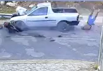 Biker Driving Wrong Way Dies In Head On Crash (Full)