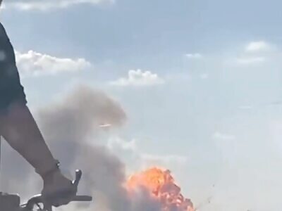 Attack on one of Russia's largest ammunition arsenals. Near Moscow.