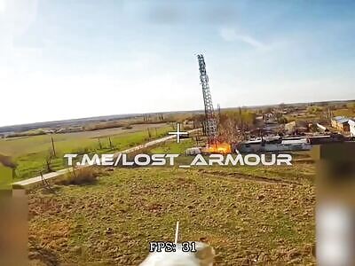 Caught an AFU soldier on a communication tower